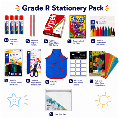 Grade R Stationery Pack 🎨✏️